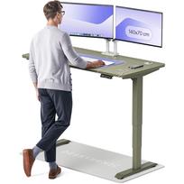 Kompiuterio stalas reguliuojamo aukščio Desktronic HomePro 829 53, 140 cm x 70 cm, 126 cm, žalia sp.