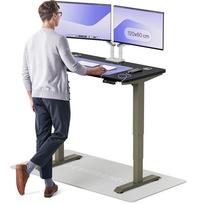 Kompiuterio stalas reguliuojamo aukščio Desktronic HomePro, 120 cm x 60 cm, 61 - 127 cm, juoda sp./žalia sp.