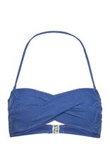 Seafolly - Oasis Twist Bandeau - Bandeau bikinio viršus - Mėlyna