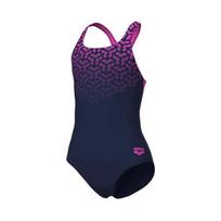 Kikko V Swim Pro Back plaukimo kostiumėlis, tamsiai mėlynas su rožine, 10-11 m. - 790