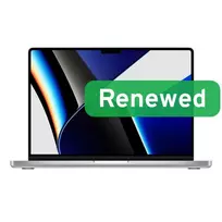 Apple Renewed Grade B | MacBook Pro 16 A2485 | 16 " | 32GB | SSD | 1000GB | Apple M1 Max 10-core CPU | macOS | Keyboard language US/RU