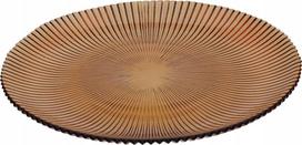 Lėkštė pietų Home Styling Collection Amber, Ø 21 cm, oranžinė sp.