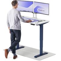 Kompiuterio stalas reguliuojamo aukščio Desktronic HomePro, 120 cm x 60 cm, 61 - 127 cm, mėlyna sp./balta sp.