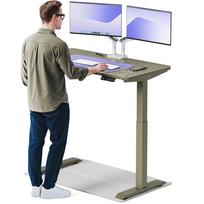 Kompiuterio stalas reguliuojamo aukščio Desktronic HomeOne, 120 cm x 60 cm, 119 cm, žalia sp.