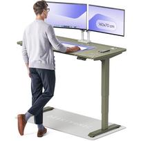 Kompiuterio stalas reguliuojamo aukščio Desktronic HomePro 829 53, 140 cm x 70 cm, 126 cm, žalia sp.