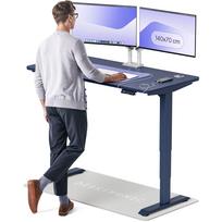 Kompiuterio stalas reguliuojamo aukščio Desktronic HomePro 829 53, 140 cm x 70 cm, 126 cm, mėlyna sp.