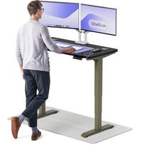 Kompiuterio stalas reguliuojamo aukščio Desktronic HomePro, 120 cm x 60 cm, 61 - 127 cm, juoda sp./žalia sp.