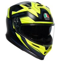 AGV K7 Glimpse matt black/yellow fluo
