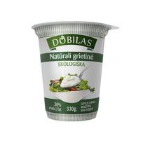 Natūrali grietinė, 30% riebumo, ekologiška
