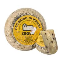 Avių pieno sūris su pipirais PECORINO DI PIENZA, brandintas 6 mėn.