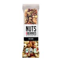 Riešutų ir uogų batonėlis DELUXE