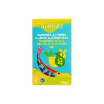 Sardinės ekologiškame alyvuogių aliejuje su citrina