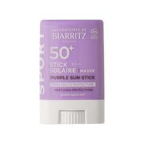 Apsauginis pieštukas nuo saulės SPF50+ SPORT, violetinės spalvos, ekologiškas
