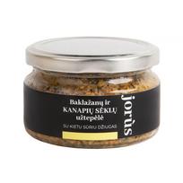 Baklažanų ir kanapių sėklų užtepėlė