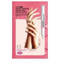 CHAMOS ACACI Snail Repair Moisture Hand Pack drėkinamoji rankų kaukė su sraigių mucinu, 16 ml (2 × 8 ml)