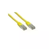 Tinklo laidas Alcasa 1m Cat6 RJ-45 S/FTP Geltonas