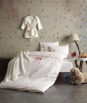 Vaikiškas patalynės komplektas Dreamy White 100x140, 2 dalių