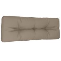 vidaXL Paletės pagalvėlė, taupe spalvos, 120x40x12cm, audinys
