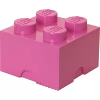 LEGO Storage Brick 4 40031739 rožinis – plastikinė kaupiamoji dėžutė smulkiems daiktams