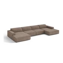 Smėlio spalvos modulinė kampinė sofa Jodie – Micadoni