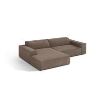 Smėlio spalvos modulinė kampinė sofa (su kairiuoju kampu/su gultu) Jodie – Micadoni