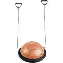 Balance Trainer inSPORTline Dome Edge w/ Resistance Bands - černá-mocha mousse