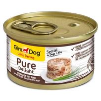 GIMDOG Little Darling Pure Delight Chicken with beef – drėgnas ėdalas šunims – 85g