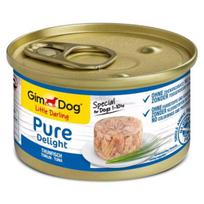 GIMDOG Little Darling Pure Delight Tuna Mono – drėgnas ėdalas šunims – 85g