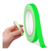 Švytinti tamsoje fluorescencinė žalia juosta 1 cm x 3 m atspindinti