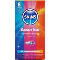 SKINS - Įvairių Premium Prezervatyvų Rinkinys 8