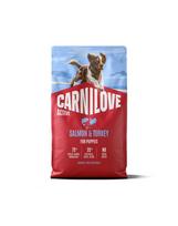 CARNILOVE Active Dog Salmon & Turkey Puppies 4 kg lašiša ir kalakutas, augantiems šuniukams