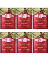 CARNILOVE Dog Pouch Turkey and Duck 6x300g šlapias maistas su kalakutiena ir antis suaugusiems šunims