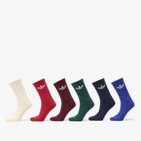 adidas Trefoil Crew Sock Cushion 6-Pack Night Indigo/ Collegiate Green/ Maroon - Dydis M (KZ4009 Kojinės)