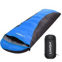 Lixada Sleeping Bag for Adults Winter Camping Warm Sleeping Bag Waterproof for Camping Hiking Travel Outdoor Adventure mėlyna