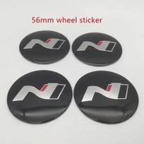 4 vnt./partija 60 mm Automobilio Rato Centriniai Gaubteliai Apsauga nuo Dulkių 56 mm Aliuminio Rato Centro Ženklelio Lipdukas Emblema Lipdukai 56mm