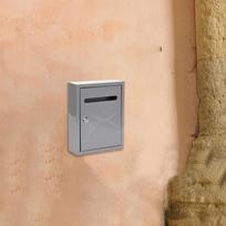 Lauko sieninis pašto dėžutė su 2 raktais 20x7,5x26cm Daugiafunkcionalus voko, namų, biuro Grey