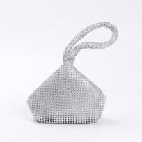 Moteriškas Blizgus Crossbody Krepšys Elegantiškas Sparkle Pečių Krepšiai Sankabos Krepšys Madinga Tinklinė Rankinė Moterų Prašmatni vakarinė vestuvių sankaba