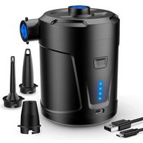 Electric Air Pump 5200mAh Air Compressor Inflator Portable Deflator Wireless Inflatable Pump for Swimming Ring Air Cushions Battery Powered juoda