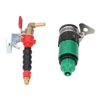 Dust Removal Water Sprayer 10M Pipe Universal Connector Nozzle Coolant Misting System for Cutting