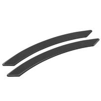 Universal Carbon Fiber Car Fender Arch Wheel Eyebrow Protector Stripe Sticker x2