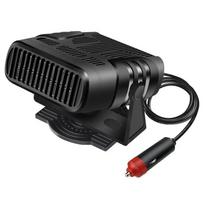 Automobilinis šildytuvas ventiliatorius 12V 120W Automobilio priekinio stiklo apsauga nuo rasojimo Elektrinis šildymo džiovintuvas Atitirpinimas Atgalinis šildymas Nešiojami priekinio stiklo apsaugos nuo rasojimo priedai 12V gray