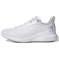 Adidas Alphabounce Patogūs Universalūs Audinio Patvarūs Kvėpuojantys Žemi Laisvalaikio Bėgimo Batai Unisex Sportbačiai Balti HR0606 36⅔ white