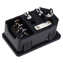 Įvadas Vyriškas maitinimo lizdas su saugiklio jungikliu 10A 250V 3 kontaktų Iec320 C14 skelbimas