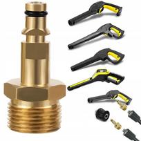 Rosfix adapteris M22 Kärcher žarnai – Quick-Connect greitoji jungtis | Suderinamas su K2, K5, K7 plovimo įrenginiais | Aukšta kokybė ir sandarumas