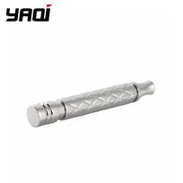 YAQI Harlequin Polished 303 Stainless Steel Safety Razor Handle Men's Grooming Accessory Classic Shaving Tool