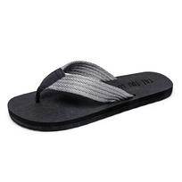 Big Size 39-50 Fashion Summer Flip Flops Men Slippers Designer Casual Wading Beach Shoes for Boy Tênis Masculino Free Shipping 39-40 pilka spalva