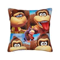 Donkey Kongs Bananza Games Pillow Covers Merchandise Printing Cushion Cover Decoration  Throw Pillow Case Cover Home Multi Size 12x12Inch