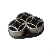 Ikebana profesionalūs įrankiai Japonijos Shippo gėlių komponavimo varlė tvirtinimo laikiklis 3 Rings