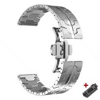 Stainless Steel Band For Samsung Galaxy Watch 7 6 5 Pro 40 44mm Business Bracelet For Huawei GT 5 3 4 PRO 43 46mm Strap 20 22mm 20mm sidabras