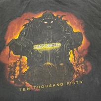 Ten Thousand Fists Disturbed Shirt Short Sleeve Black Unisex S-5XL 1P0569 Unisex T-Shirt L